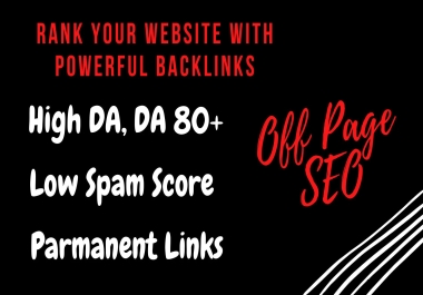 50 high authority backlinks by DA 80 plus websites to boost your Rank