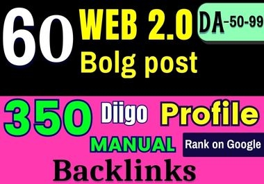 RANK ON GOOGLE With my high quality Safe SEO DA90+ Manual Backlinks