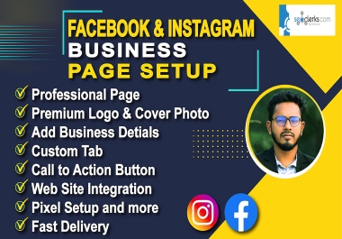 Professionally set up SEO optimized Facebook & Instagram page and grow