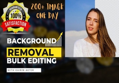 I will do background remove,  resize & batch edit image