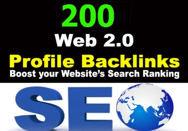 Get 200 Top Quality WEB 2.0 backlinks Best Service in Seocheckout