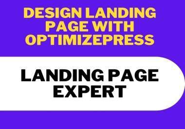 I will create a professional,  Unique WordPress landing page website just in 24 hours.
