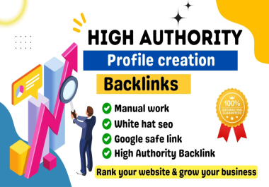 GOATED - 250 Profile Backlinks with DA 91 - DR 83 & AS 55 Dofollow Profile Backlinks
