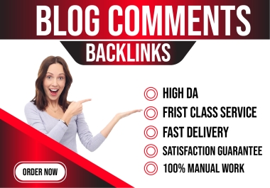 I will Create high quality dofollow 101 Blog comments backlinks.