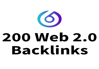 I Will Build You 200 Web 2.0 Backlinks