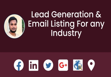 I will do 100 targeted b2b lead generation,  email list building,  LinkedIn leads