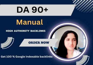 I will build high Authority do follow backlinks