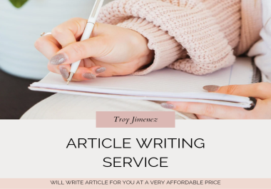 Writing Service at an affordable price