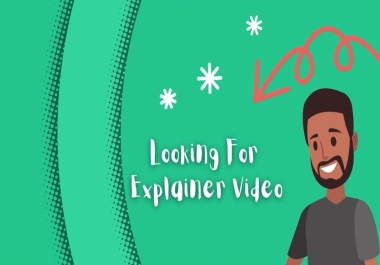 I will do simply colorful explainer video