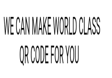 We can make world class QR codes maker