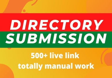 I will create high quality 100 directory submission backlinks