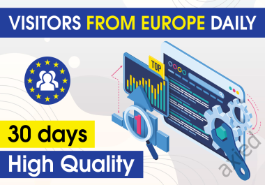 Organic web traffic from Europe