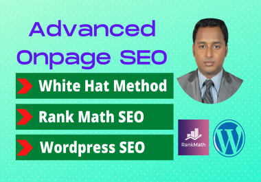 Advanced onpage SEO and wordpress onsite SEO for Google ranking
