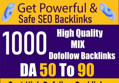 Boost Your Website's Ranking with Powerful Multi-Type SEO Backlinks DA 50 to DA 90