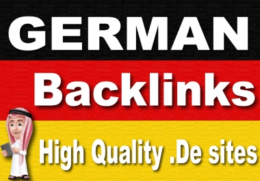 I will 10 permanent german dofollow backlinks from germany. de sites