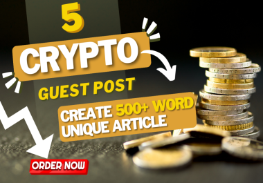 Pure Crypto Website's 5 Powerful SEO Backlinks - DA 50+ Guaranteed