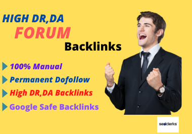 I Crate 60 high quality forum posting backlinks