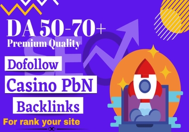 Powerful 50 Premium Quality PBN Backlinks High Quality DA 50+ For TOP Google Rankings