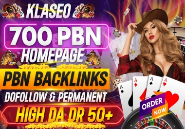 Ranking 1st your website Thailand/Indonesian/Korean Premium 700 PBN DA70+ Casino Poker UFAbet