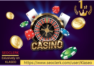 Rank your website 50 casino UFAbet Poker sports Betting slot Gambling PBN DR/DA 75 to 50+ Websites