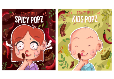 I will draw cute character concept art