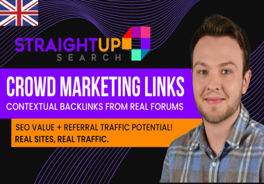 Crowd Marketing Links Contextual Backlinks From Real Forums