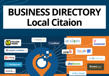 70 local citation or business directory submission on high authority website NAP local seo