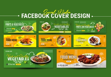 I will design creative cover,  banner for social media design