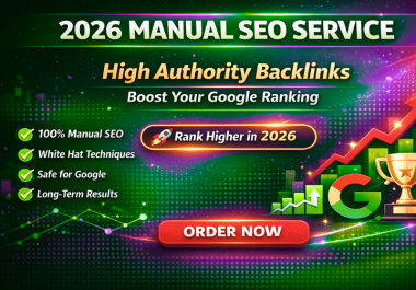 2026 Updated Manual SEO Package High Quality Backlinks