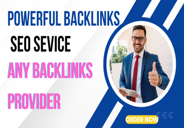Powerful live Backlinks 5000+ with High DA full SEO service