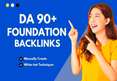 2024 Create Foundation Clickable SEO Backlinks White Hat Manual Service For Top Google Ranking