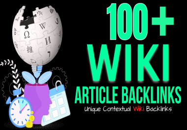 Create 100+ Contextual WiKl SEO Backlinks to improve your search engine rankings