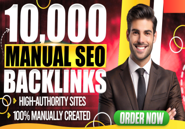 I will build Manual 10,000 Mixed SEO Do-follow backlinks to rank your website 1 on Google