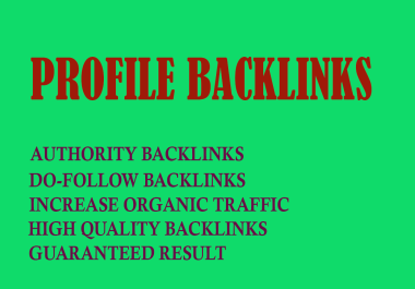 I will create 200+ High Quality Do follow Web 2.0 Profile Backlinks