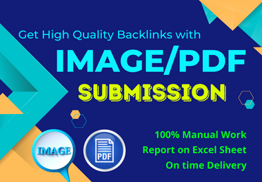 60 image or pdf submission on high authority website