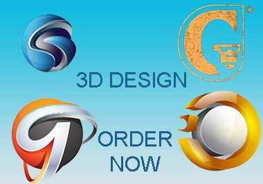 I will help you to design an eye catching 3D logo