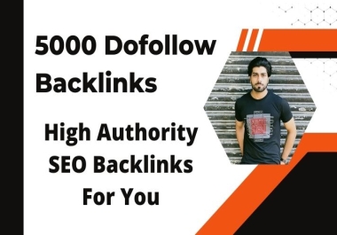 i will build 5000 contextual dofollow backlinks