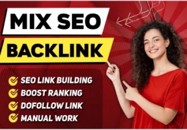 SKYROCKET manually create 700 mix dofollow SEO backlinks with white hat technique