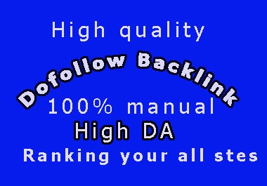 I will create high quality seo contextual 50 dofollow with 60 high da backlink