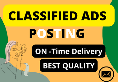 I will post classified ad on top classified ad posting site