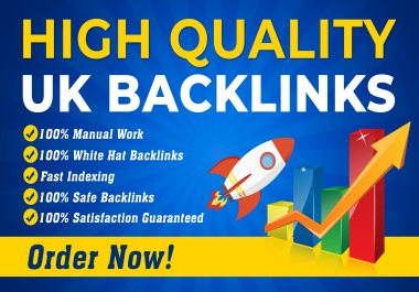 I will build 100 da 70 high quality UK SEO backlinks manual link building