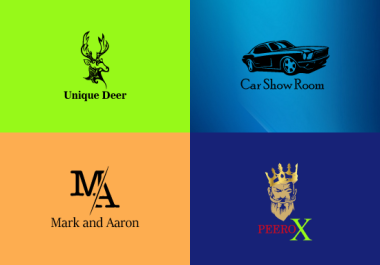 I will create a unique logo and brand identity