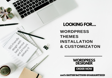 I will create professional wordpress website design in 6hrs