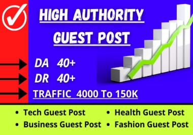 I will do fashion guest post,  tech guest post on high da website