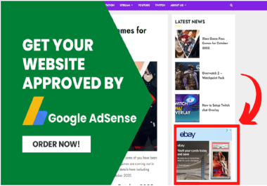 I will Build An AdSense Ready WordPress Website