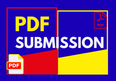 I will do 60 PDF Submission on HQ backlinks sites
