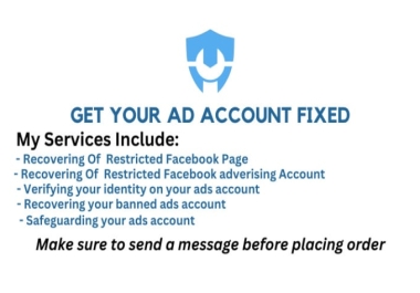 I Will Fix Issues With Your Business Manager,  Pages And Profile