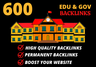Get 600 edu gov redirect backlinks