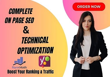 I will do on-page SEO and technical optimization for google ranking