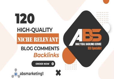 120 niche relevant blog comment seo backlinks